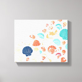 Seashell Shore Leinwanddruck