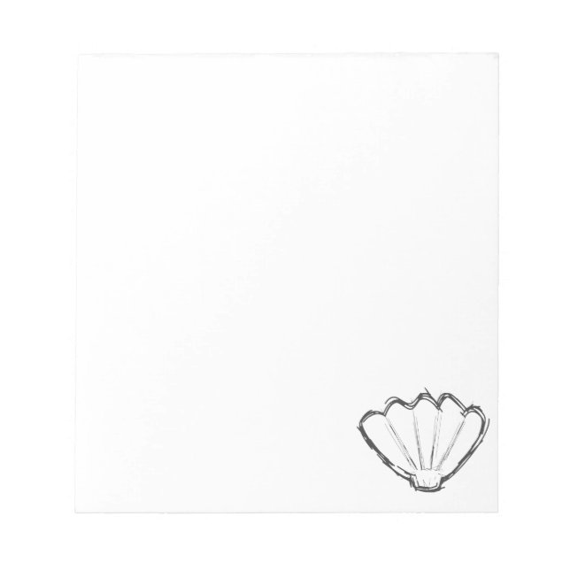 Seashell Sketch Notizblock (Vorderseite)