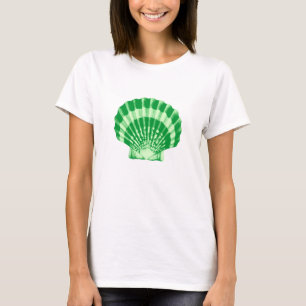 Seashell - Smaragd- und Minzengrün T-Shirt