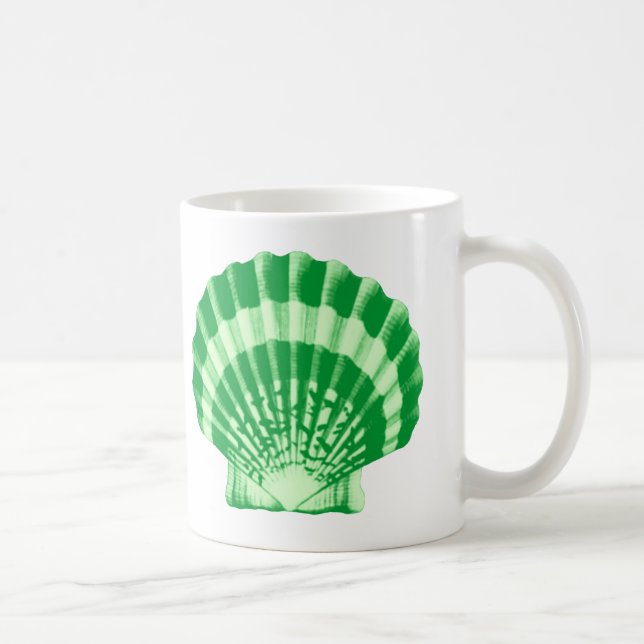 Seashell - Smaragdgrün Tasse (Rechts)