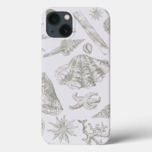 Seashell Soft Antique Art Beach Muscheln Case-Mate iPhone Hülle