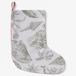 Seashell Soft Antique Art Beach Muscheln Kleiner Weihnachtsstrumpf