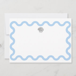 Seashell Stationary Mitteilungskarte