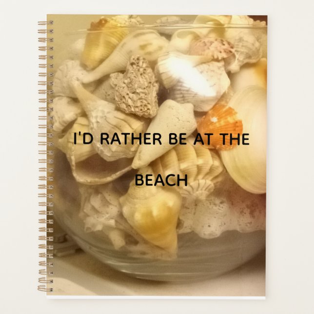 Seashell Themed Planer (Vorderseite)