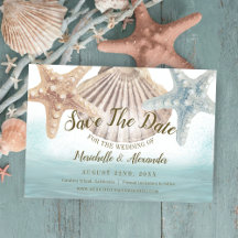 Seashell Tropical Beach Hochzeit