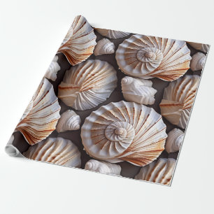 Seashell und Meeresthemen Geschenkpapier