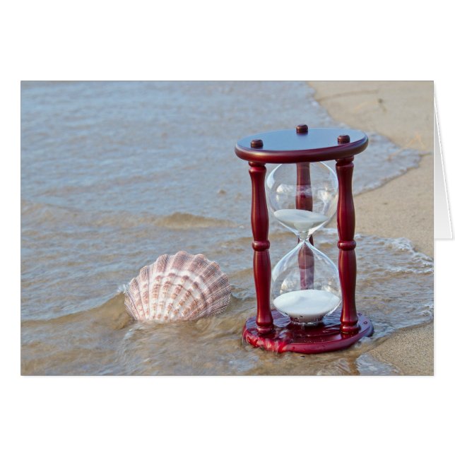 Seashell und Sand Timer (Vorderseite (Horizontal))