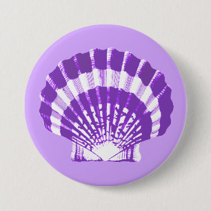 Seashell - violett und weiß button