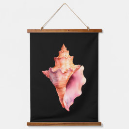 Seashell Wall Tapestry Wandteppich Mit Holzrahmen
