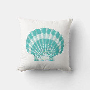 Seashell - Weiches Wasser und weiß Kissen