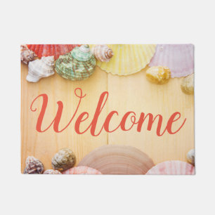 Seashell Welcome Mat Fußmatte