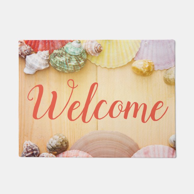 Seashell Welcome Mat Fußmatte (Vorderseite)