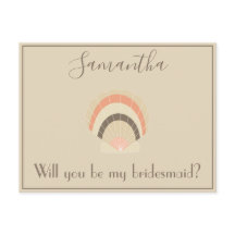 Seashell Werden Sie meine Brautjungfrau