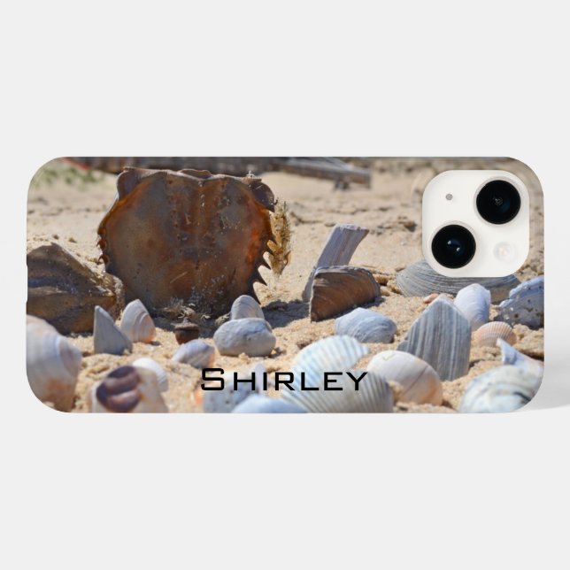 Seashells am Strand von Shirley Taylor Case-Mate iPhone Hülle (Rückseite (Horizontal))
