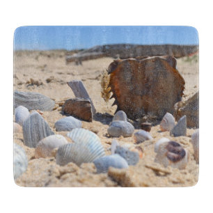 Seashells am Strand von Shirley Taylor Schneidebrett