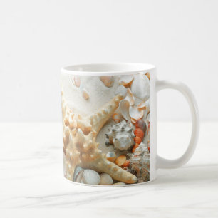 Seashells auf der Strand-Tasse Kaffeetasse