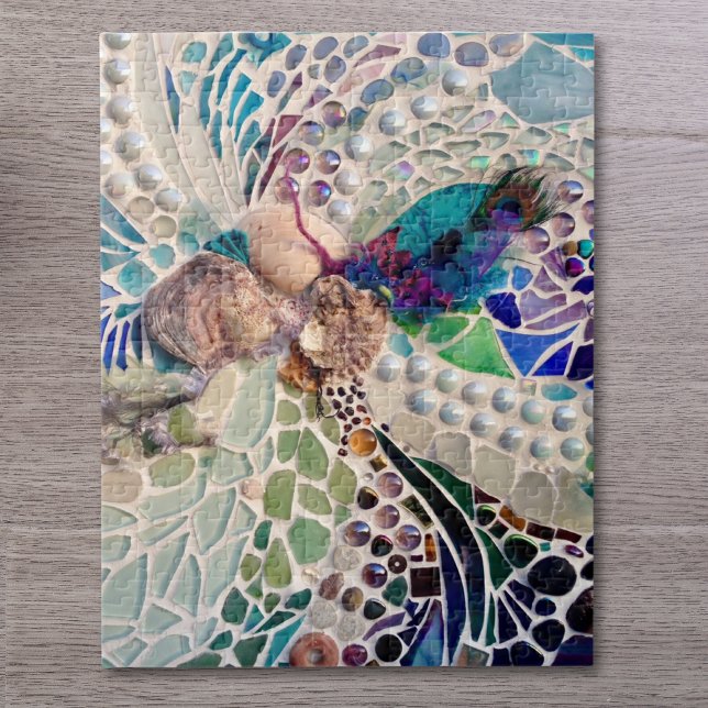 Seashells Beach Pattern Mosaik Puzzle (Von Creator hochgeladen)