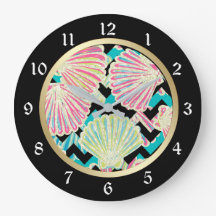 Seashells Black Zickzack