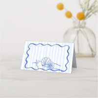 Seashells blaue Grenzhochzeit