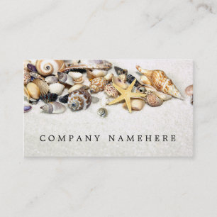 Seashells Business Cards Visitenkarte