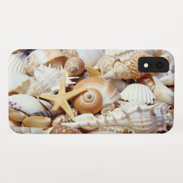 Seashells Case-Mate iPhone Hülle (Rückseite (Horizontal))