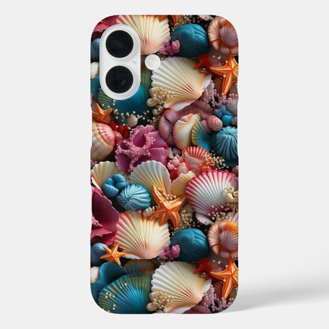 Seashells Case-Mate iPhone Hülle (Rückseite)