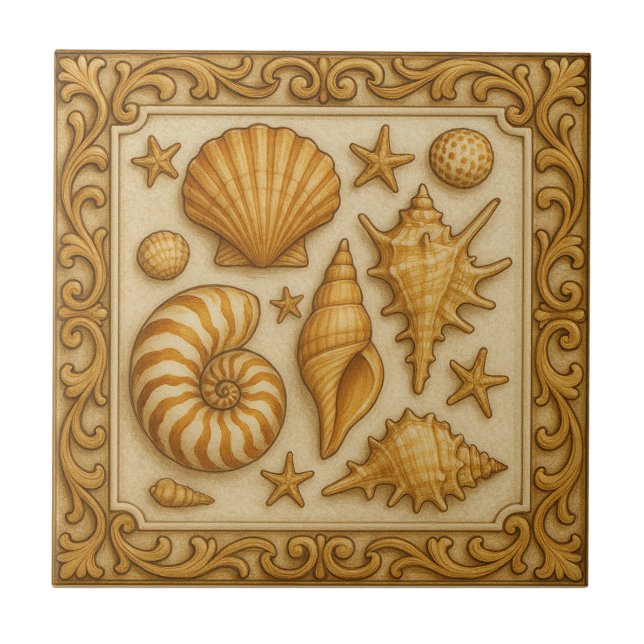 Seashells Collection Fliese (Vorderseite)