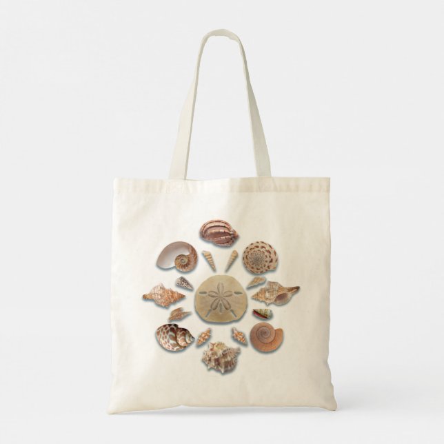 Seashells Collection Mandala Tragetasche (Rückseite)