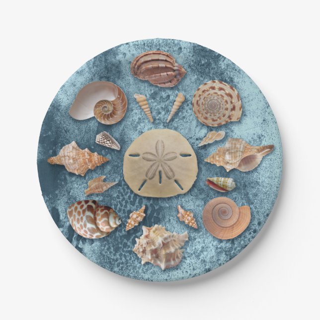 Seashells Collection Pappteller (Vorderseite)