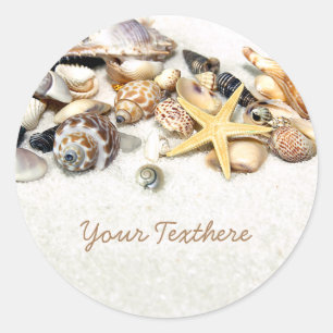 Seashells Custom Stickers