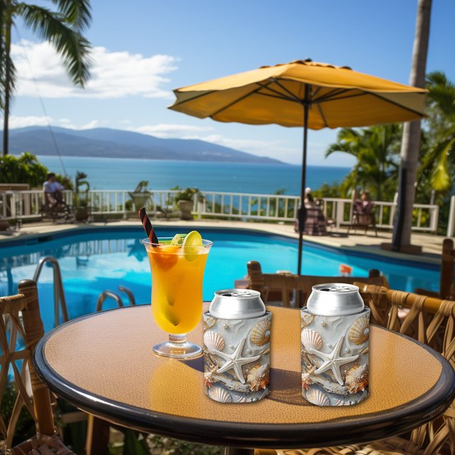 Seashells Driftwood Pearls Seetang Dosenkühler (Von Creator hochgeladen)