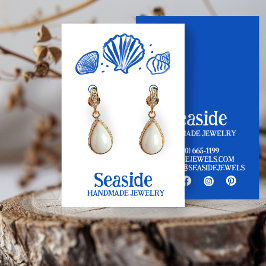 SEASHELLS Ering Necklace Juwelier Display Card