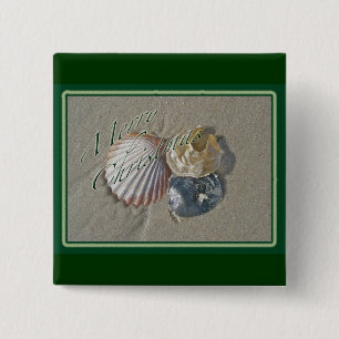 Seashells Frohe Weihnachtsserie Button