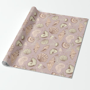 Seashells Geschenkpapier