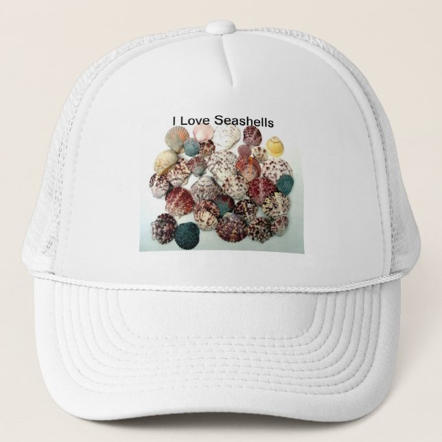 Seashells Hat Truckerkappe (Vorderseite)