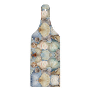 Seashells Illustration Schneidebrett