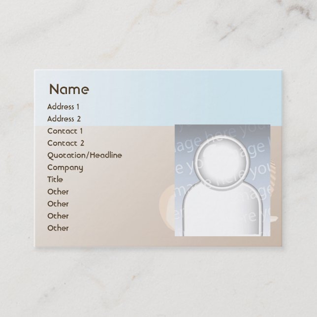 Seashells - mollig visitenkarte (Vorderseite)