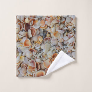 Seashells-Muster Waschlappen