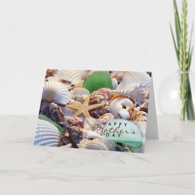 Seashells Muttertagskarte Karte (Vorderseite)