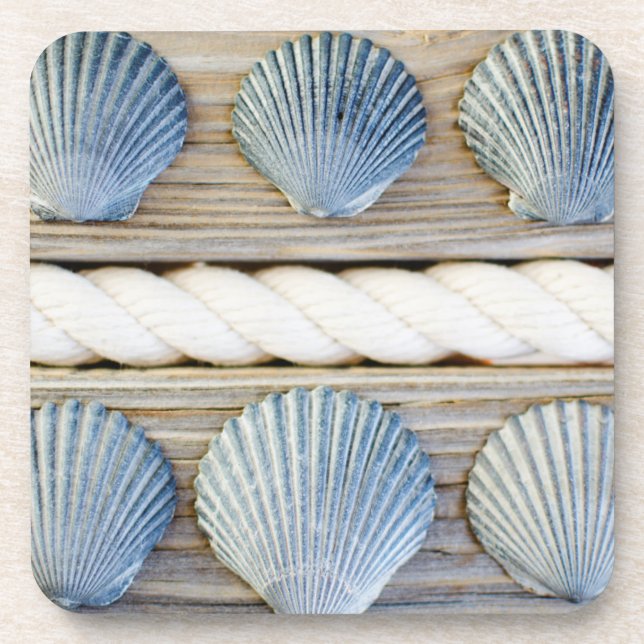 Seashells | New York City Getränkeuntersetzer (Vorderseite)
