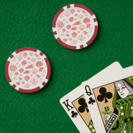 Seashells | Niedlicher Strand Pokerchips