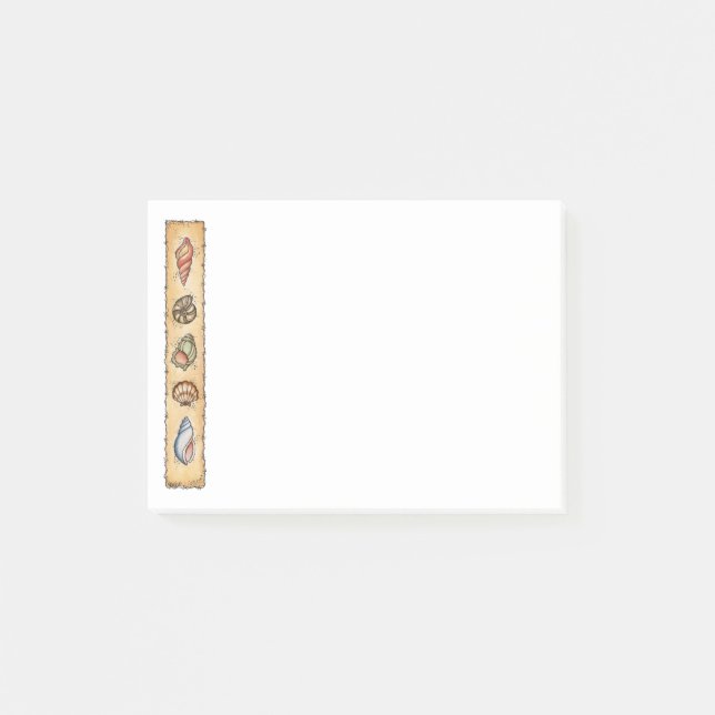 Seashells Post-it Klebezettel (Vorderseite)