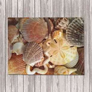 Seashells-Sand-Dollar-Strand-Thema Fußmatte