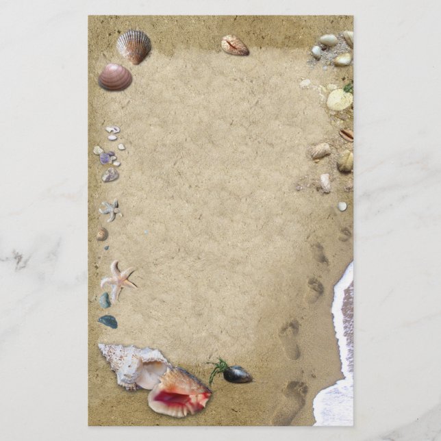 Seashells Stationery Briefpapier (Vorderseite)