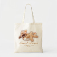 Seashells-Strand-Hochzeit in Urlaubsort