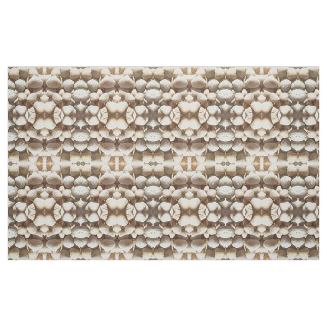 Seashells Summer Beach Muscheln Fabric Stoff (Fat Quarter (45,7 x 55,9 cm))