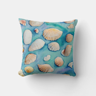 Seashells Throw Kissen