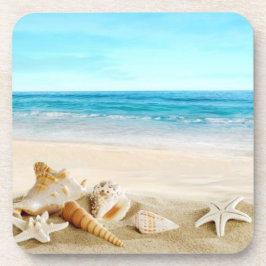 Seashells Untersetzer aus hartem Kunststoff