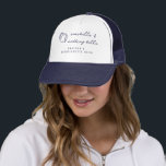 Seashells Wedding Bells Nautical Bachelorette Truckerkappe<br><div class="desc">Seashells Wedding Bells Nautical Junggeselinnen-Abschied Trucker Hat</div>