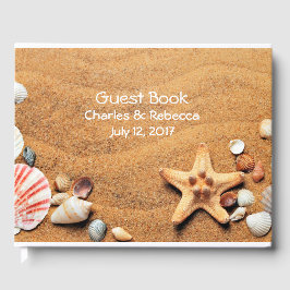 Seashells Wedding Guest Book Gästebuch